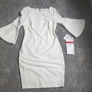 NEW Calvin Klein Ivory dress